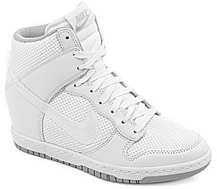 nike white sky high dunks