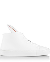 Minna Finds Parikka Bunny Leather High Top Sneakers