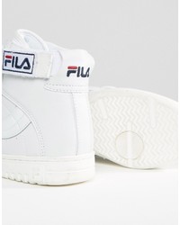 Fila Fx100 High Top Sneakers In White