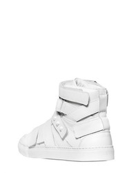 Giacomorelli Matte Leather High Top Sneakers