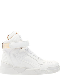 Givenchy High Top Metal Plated Ankle Strap Sneaker