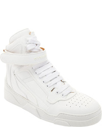 Givenchy High Top Metal Plated Ankle Strap Sneaker