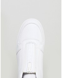 Asos High Top Sneakers In White