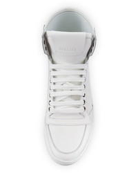 Versace Leather High Top Sneaker