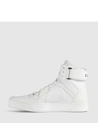 Gucci Leather High Top Sneaker