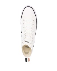 BOSS Logo Patch High Top Sneakers