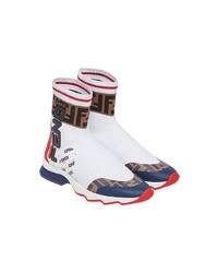 Fendi Mania Sock Style Sneakers