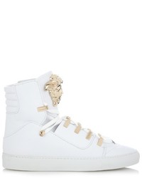 Versace Medusa High Top Leather Trainers