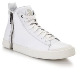 high top sneakers with zipper