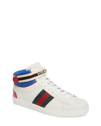 Gucci New Ace Stripe High Top Sneaker
