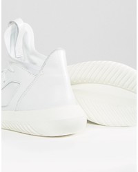 adidas Originals White Tubular Defiant Sneakers