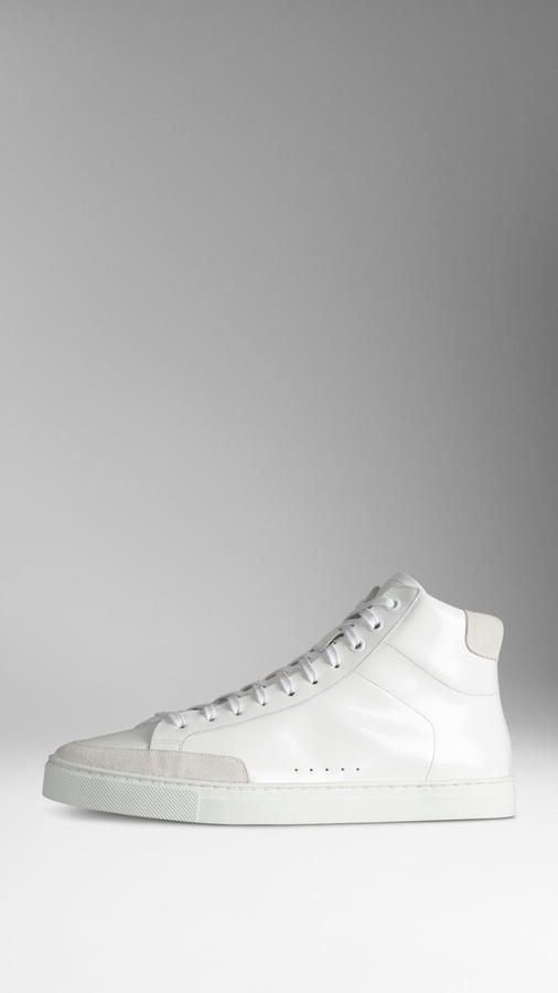 white burberry trainers