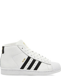 adidas Pro Model Leather High Top Trainers