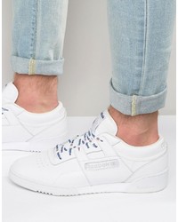 Reebok Workout Lo Clean Sneakers In White Aq9976