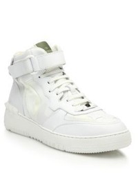 Valentino Rock Be Camouflage High Top Sneakers