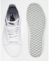 Vans Sk8 Hii Sneakers In White