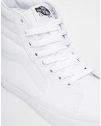 Vans Sk8 Hii Sneakers In White
