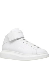 Alexander McQueen Wedge High Top Leather Trainers