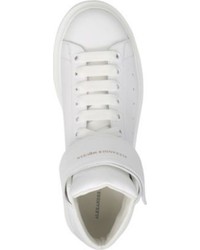 Alexander McQueen Wedge High Top Leather Trainers