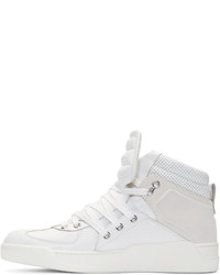 Dolce & Gabbana White Benelux High Top Sneakers