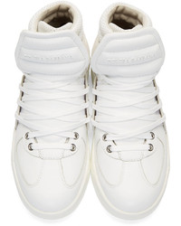 Dolce & Gabbana White Benelux High Top Sneakers