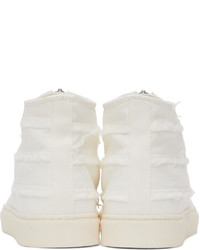 Undercoverism White Distressed Sneakers
