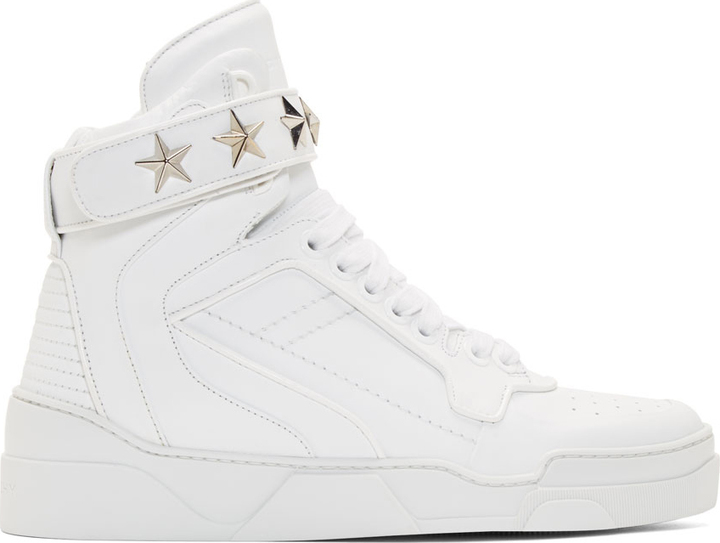 givenchy white high top sneakers