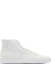 Common Projects White Leather Tournat High Tops