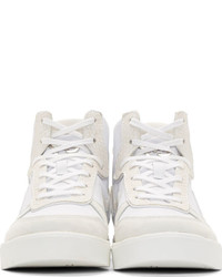 Y-3 White Rydge Ii High Tops