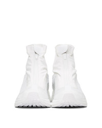 Boris Bidjan Saberi White Salomon Edition Bamba 2 High Top Sneakers
