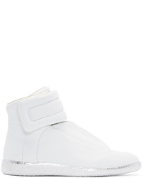 Maison Margiela White Silver Future High Top Sneakers