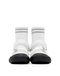 Ys White Sock Sneakers