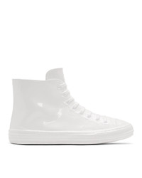 Maison Margiela White Stereotype High Top Sneakers