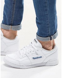 Reebok Workout Plus Sneakers In White 2759