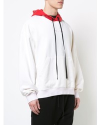 Unravel Project Bicolour Drawstring Hoodie