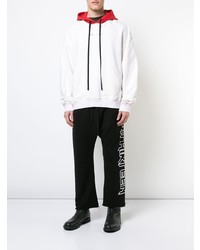 Unravel Project Bicolour Drawstring Hoodie