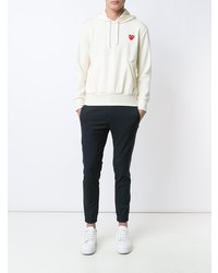 Comme Des Garcons Play Comme Des Garons Play Heart Application Hoodie