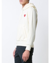 Comme Des Garcons Play Comme Des Garons Play Heart Application Hoodie
