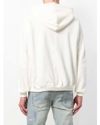 Represent Contrast Zip Hooded Sweatshirt