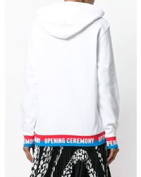Opening Ceremony Drawstring Hoodie With Contrast Hem