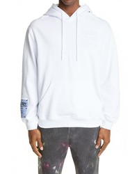 McQ Embroidered Graphic Organic Cotton Hoodie