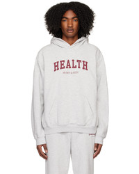 Sporty & Rich Gray Health Ivy Hoodie