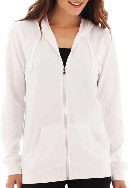 jcpenney Made For Life French Terry Hoodie, $36 | jcpenney | Lookastic