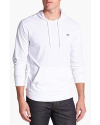 Lacoste Jersey Hoodie White 3