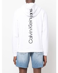 Calvin Klein Jeans Logo Print Cotton Hoodie