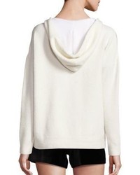 Alice + Olivia Louanne Long Sleeve Lace Up Hoodie