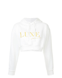 Andrea Crews Luxe Signature Cropped Hoodie