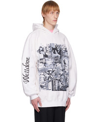 We11done Off White Horror Collage Hoodie