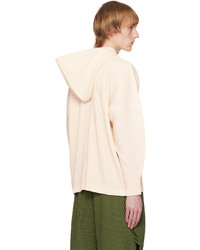 Homme Plissé Issey Miyake Off White Monthly Color February Hoodie
