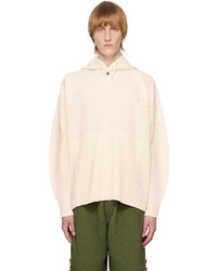 Homme Plissé Issey Miyake Off White Monthly Color February Hoodie